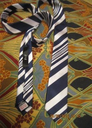F&F; галстук мужской неширокий отличный стильно