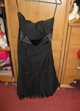 Платье L 50 16 черное отличное нарядное AMARANTO
