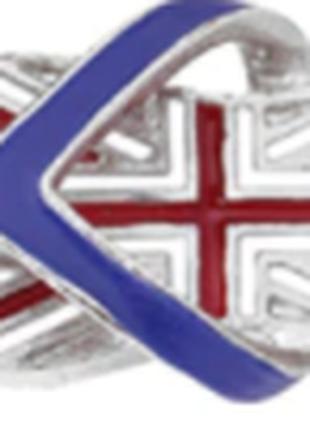 Брошь брошка пин значок металл британский флаг тапок вьетнамки