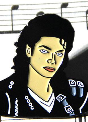 Значок брошь брошка Майкл Джексон Michael Jackson металл отлич...