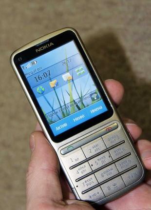 !оригинал! Nokia c3-01 Gold Нокиа Touch and Type !алюминиевый ...