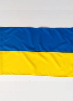 Прапор України тканина габардин 90см х 135см Синьо-жовтий