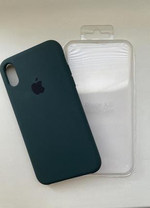 Силиконовый чехол на iphone x/xs