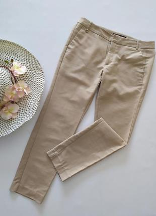 Базовые укороченные брюки штаны zara