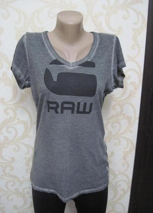 G-star raw футболка с v-образным вырезом женская размер м