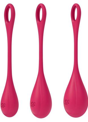 Вагінальні кульки Кегеля Satisfyer Yoni Power 1 Red, діаметр 2...