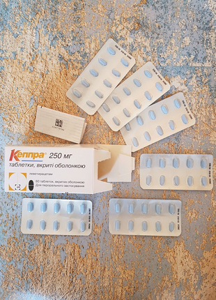 Леветирацетам Кеппра 250 мг Бельгія 60шт