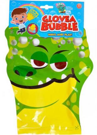 Игровой набор рукавичка-мыльные пузыри крокодил glove-a-bubble 3+