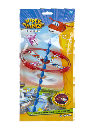 Флуоресцентный вращающий диск супер крылья super wings  3+