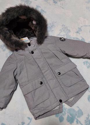 Зимняя тёплая куртка парка primark