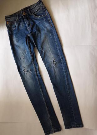 Стильные джинсы-рванки resalsa, размер 27