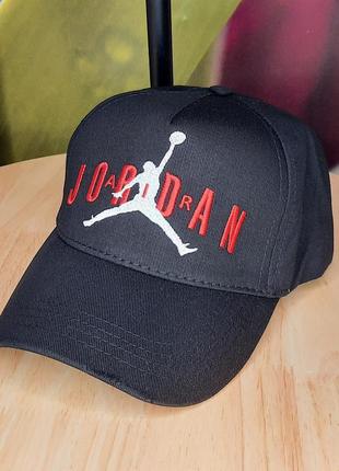 Кепка бейсболка чорна черная з логотипом майкл джордан