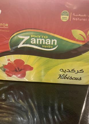 Цветочный чай каркаде Zaman Herbs Hibiscus - Заман в пакетах Е...
