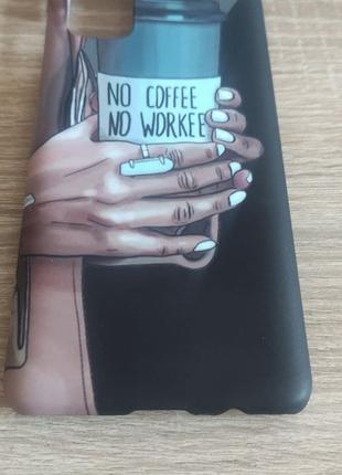 Чехол для телефона с надписью «No coffee. No workee» на iPhone 11