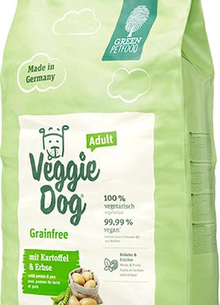 Veggie Dog веганский, гипоаллергенный корм для собак. Бесплатная