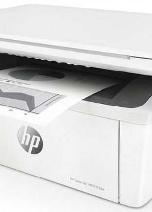 МФУ лазерный принтер HP LaserJet Pro M28W черно-белая печать 3...