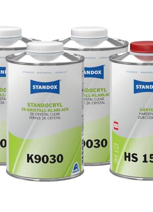 HS Лак прозрачный STANDOX K9030 Kristall-Klarlack 3л. + отверд...