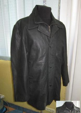 Большая мужская кожаная куртка roy robson.64/66р.  Лот 749