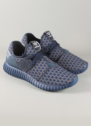 Кроссовки Adidas Yeezy Boost темно синие