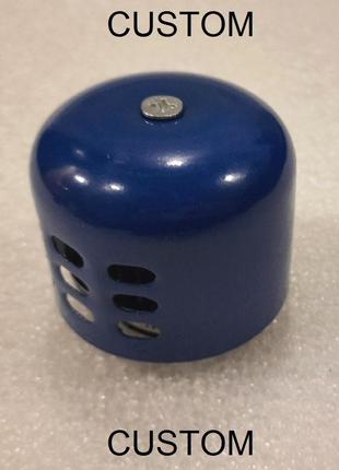 Фильтр нулевого сопротивления Ø35mm с переходником Ø28mm (сини...