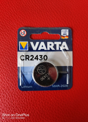 Дисковая батарейка VARTA Lithium Cell 3V CR2430