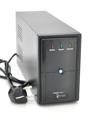 ИБП Ritar E-RTM650L-U (390W) ELF-L, LED, AVR, 2st, USB, 2xSCHU...