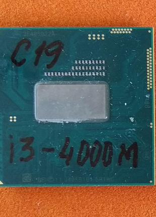 Процессор C019 Intel Core i3 i3-4000M 2,40 G3/ FCPGA946 2 ядра...
