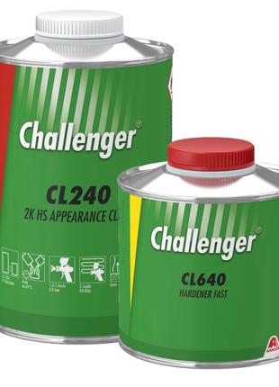 Прозрачный лак HS Challenger CL240 (Лак 1л + отв. быстрый CL64...
