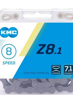 Ланцюг велосипедний KMC Z8.1 Grey 1/2x3/32 114 ланок