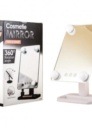 Зеркало для макияжа Cosmetie mirror 360 Rotation Angel с подсв...