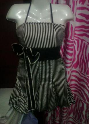 Коктейльное платье-бандо для девочки подростка 13 ЛЕТ