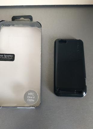 Чехол для HTC One V T320 e + защитная пленка