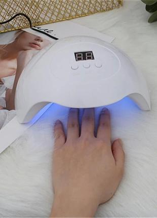 Профессиональная led uv лед лампа sun 7 plus для гель лака