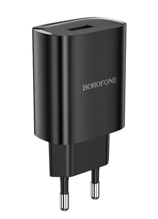 Сетевое зарядное устройство Borofone BN1 | 1 USB-A | 2.1A | че...