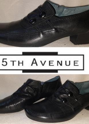 Кожаные туфли 5th avenue р.40.5(7.5)
