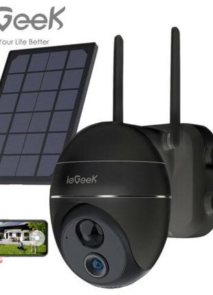 Уличная Камера видеонаблюдения ieGeek ZS-GX1S WI-FI на солнечн...