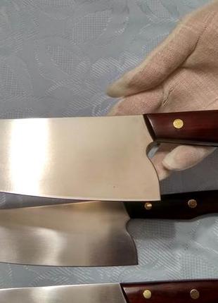 Кухонный шеф нож (сталь dc53, 60hrc, длина лезвия 20 см)