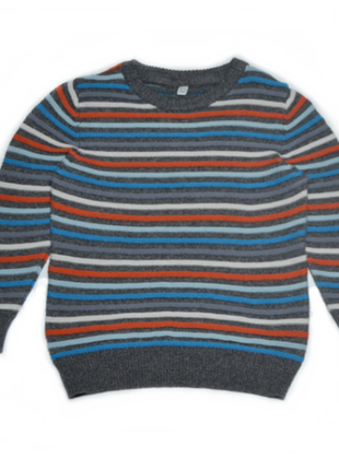 Полосатый свитер джемпер m&s на мальчика 2-3 года
