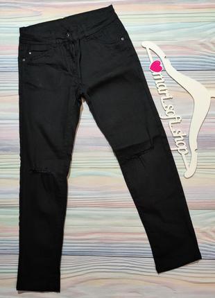 Чорні джинси з дирками idexe р. 8-9 років