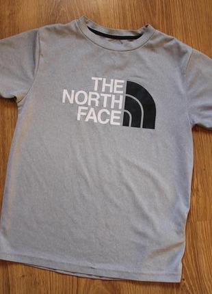 Спортивная майка на подростка с большим лого the north face