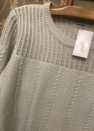 Очень красивый и стильный брендовый вязаный свитер 20.
