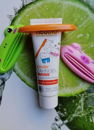 Neo bio натуральна німецька зубна паста без фтору для дітей