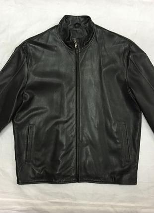 Куртка, бомбер кожаный мужской Robert Comstock, L
