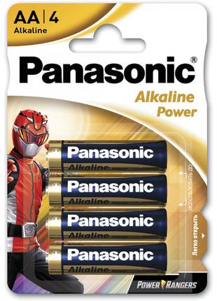 Батарейка Panasonic AA ALKALINE Power Rangers (LR-3) (4шт в бл...