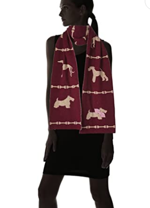 Красивый шарф alice hannah women's dog scarf