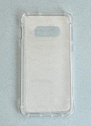 Samsung Galaxy S10E (Samsung SM-G970) чехол прозрачный силикон...