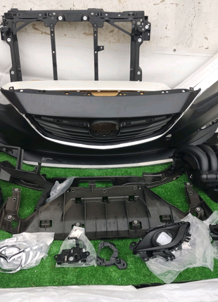 Mazda 6 gj  бампер решітка накладка емблема колектор туманка