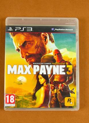 Диск Playstation 3 - MAX PAYNE 3