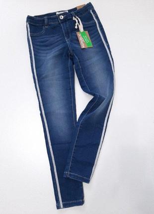 Классные джинсы скинни для девочки  р. 152 на 11-12 лет