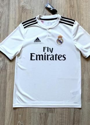 Подростковая футбольная футболка джерси adidas real madrid hom...